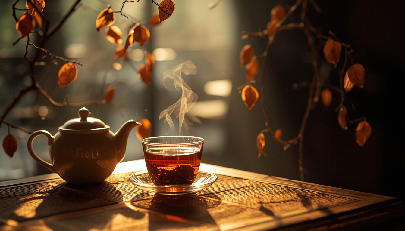 Glexironoxxle warm tea stillness scene